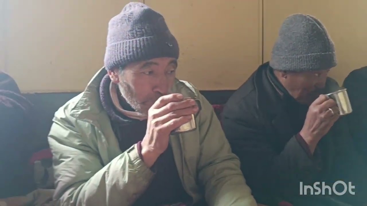 Kangyur Rinpoche reading times at Skyagam Zangskar.