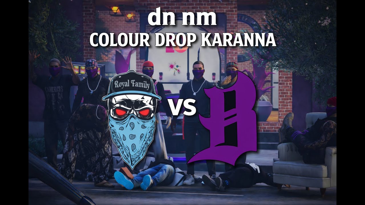 Dn nm colour drop karanna wewi BALLAS💜 VS VLA💙 GANG FIGHT 2 EVOLUTION ROLEPLAY❤️