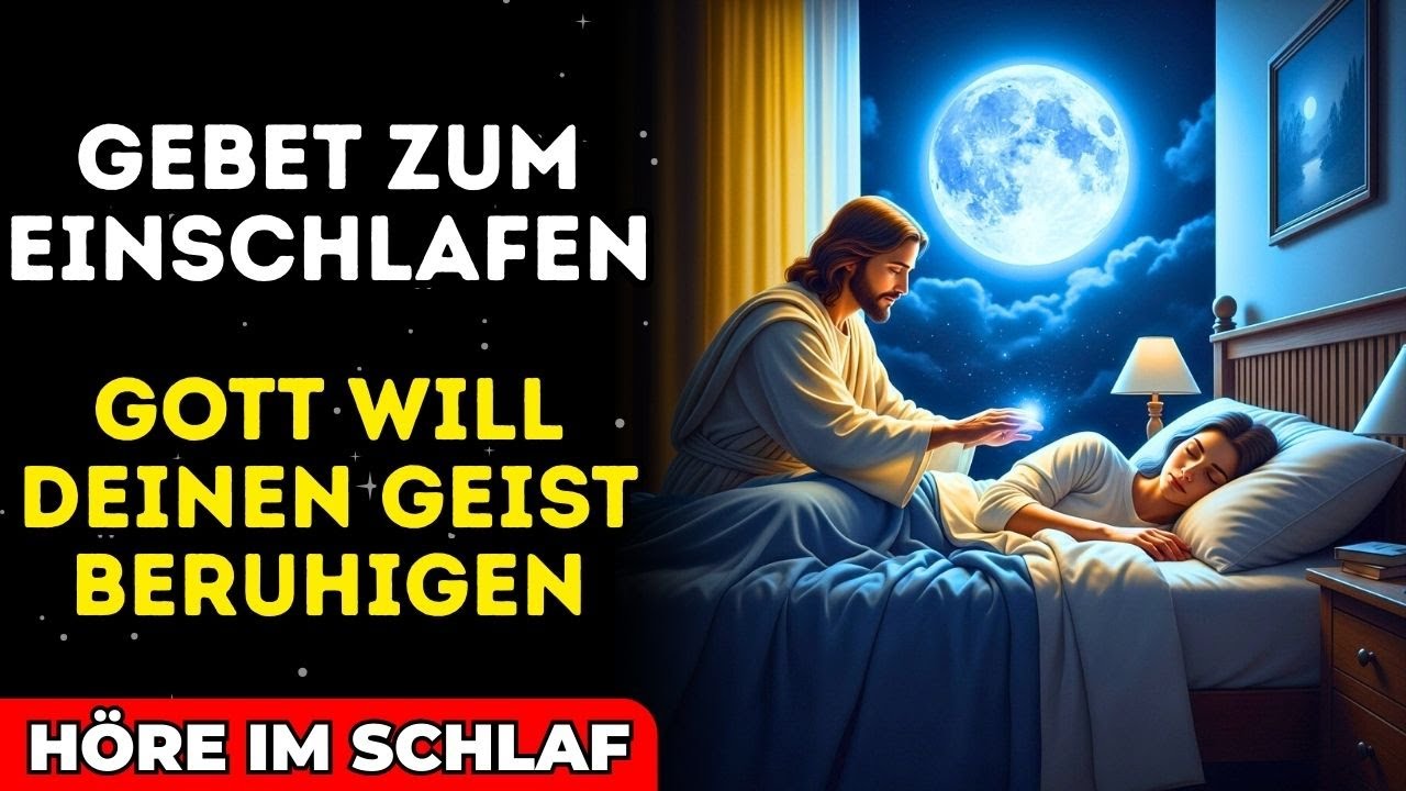 🙏 WUNDERGEBET ZUR BERUHIGUNG DES GEISTES : Übergebe deine Sorgen heute Nacht Gott ✨