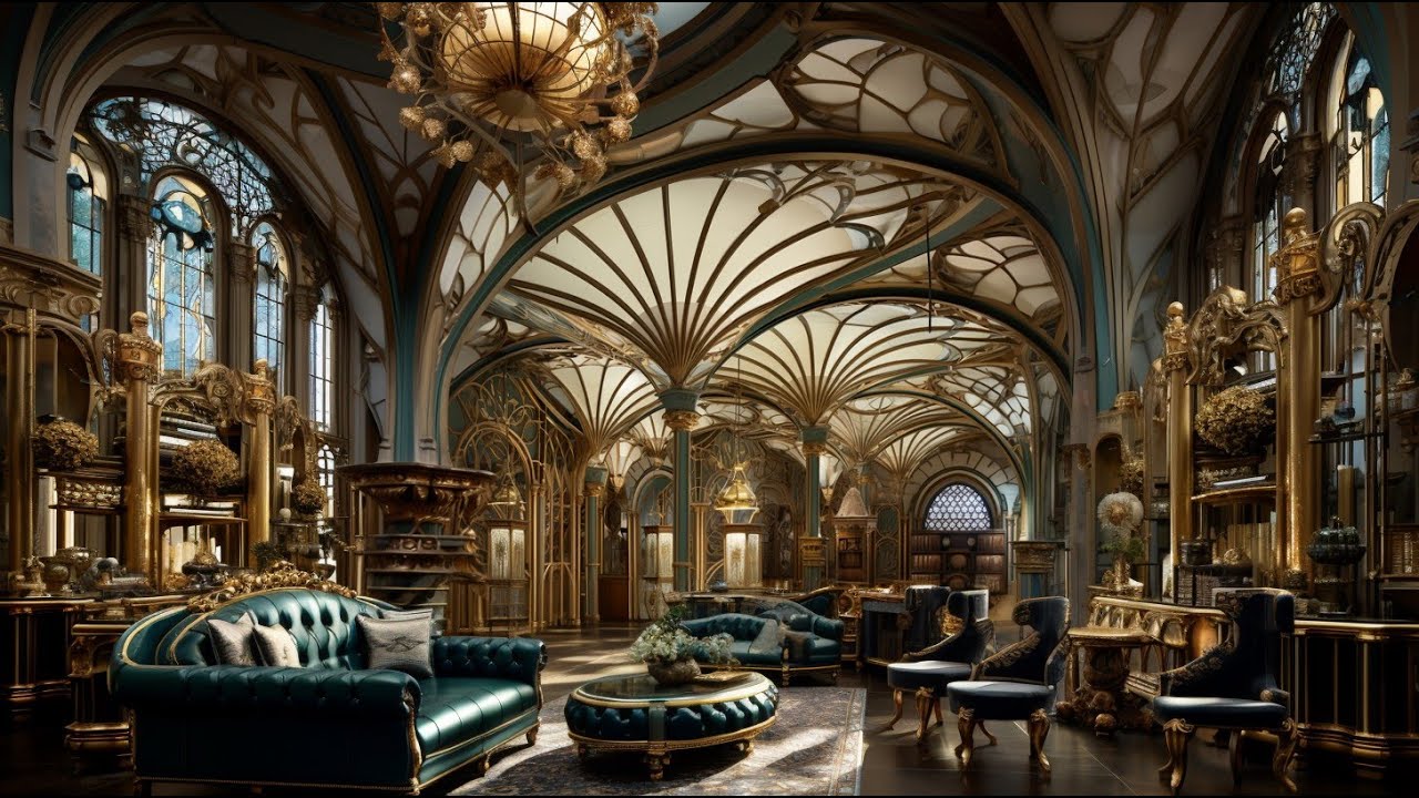 Steampunk Wonder Palace  : vol.2  Art Nouveau. Art Deco