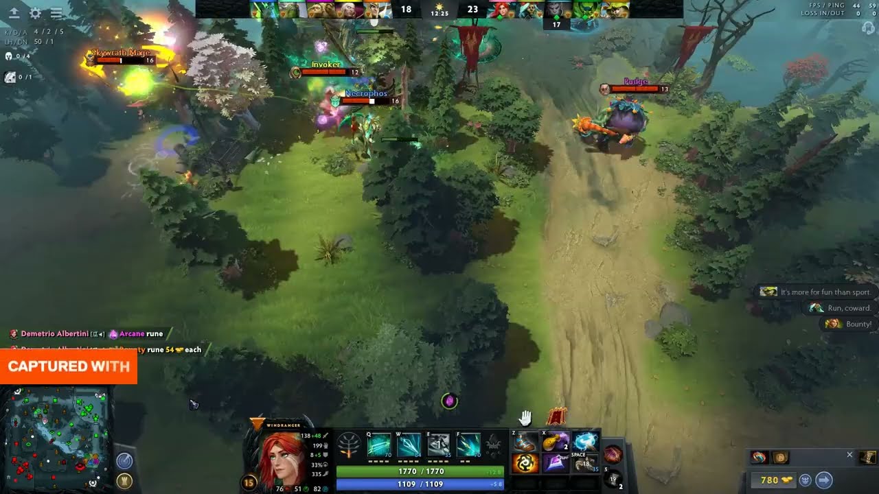 Auto-clip: Kill with low health Wind Ranger New Patch 7.33b Turbo Mode