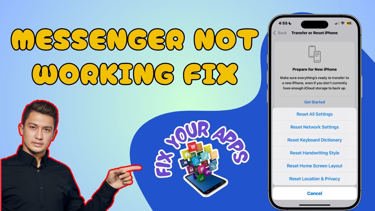 How To Fix Facebook Messenger Not Working On iPhone - For Beginners