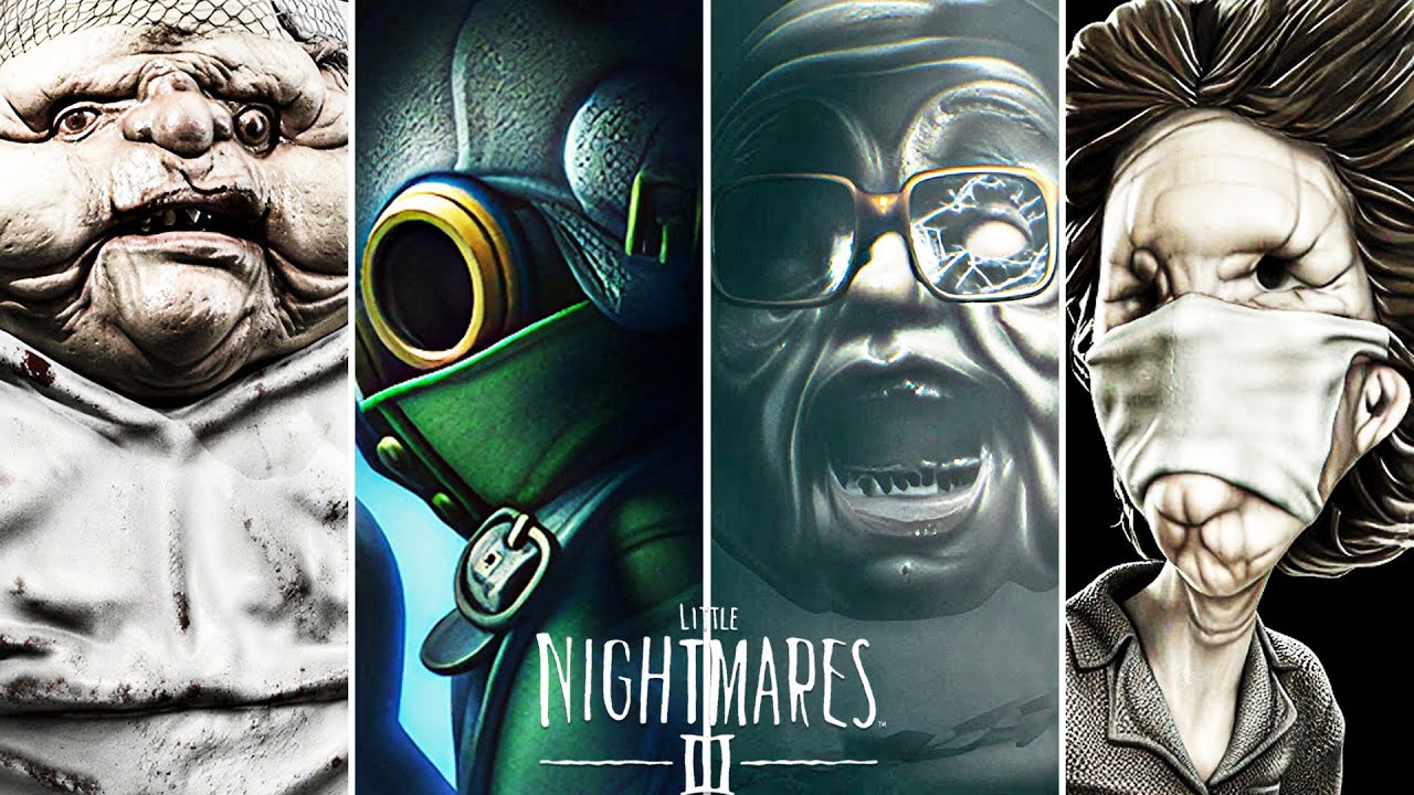LITTLE NIGHTMARES 3 ALL BOSSES DEATH COMPILATION