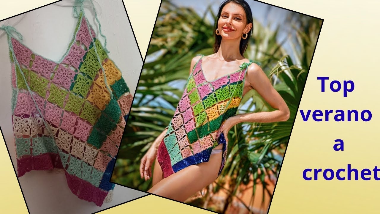 Top de verano a crochet
