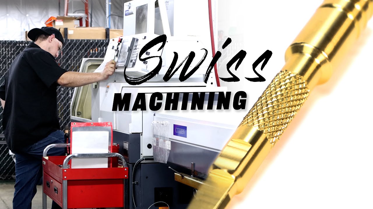 Brass Swiss Machining Part Highlight | CNC Machining | How it's made