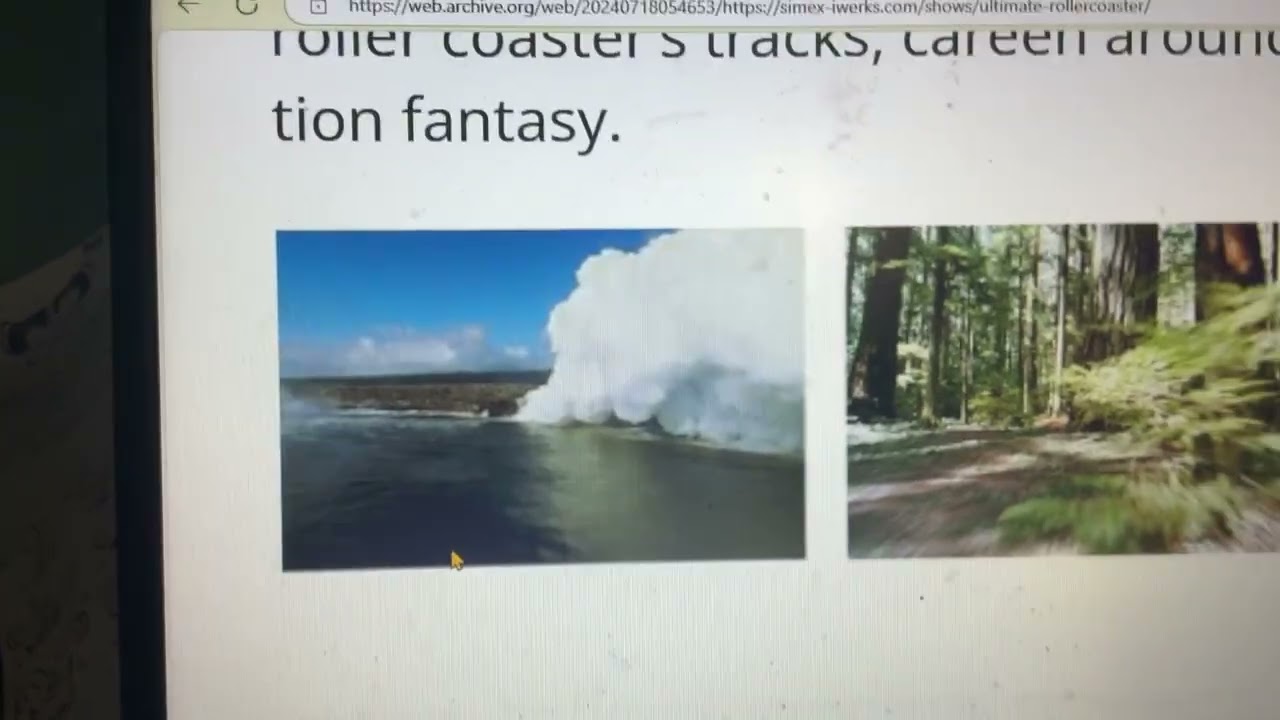 SimEx-Iwerks&rsquo; Ultimate Rollercoaster / Fantasy Rider Film Notice
