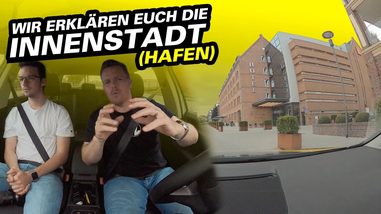 Mit dem Golf 8 durch die Innenstadt (Am Hafen) | Fahrschule Lindemann