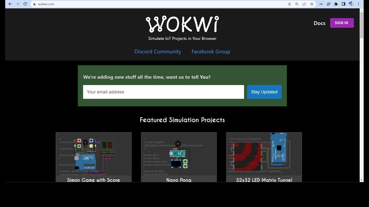 Explicación simulador Wokwi