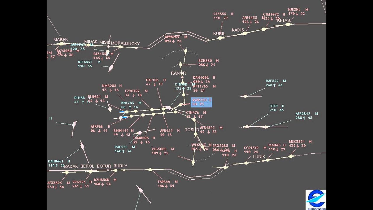 Point Merge: 4 entry points and 2 runways