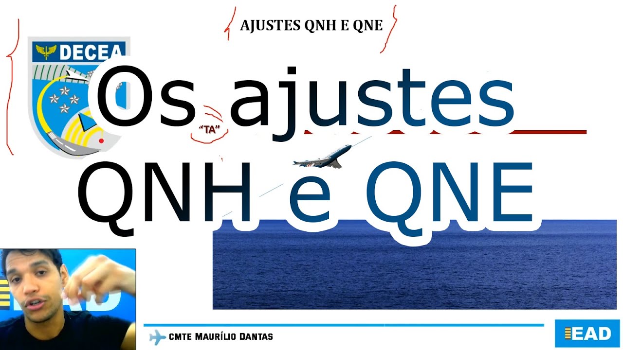 Os ajustes de Altímetro QNH e QNE ✈ Cmte Dantas
