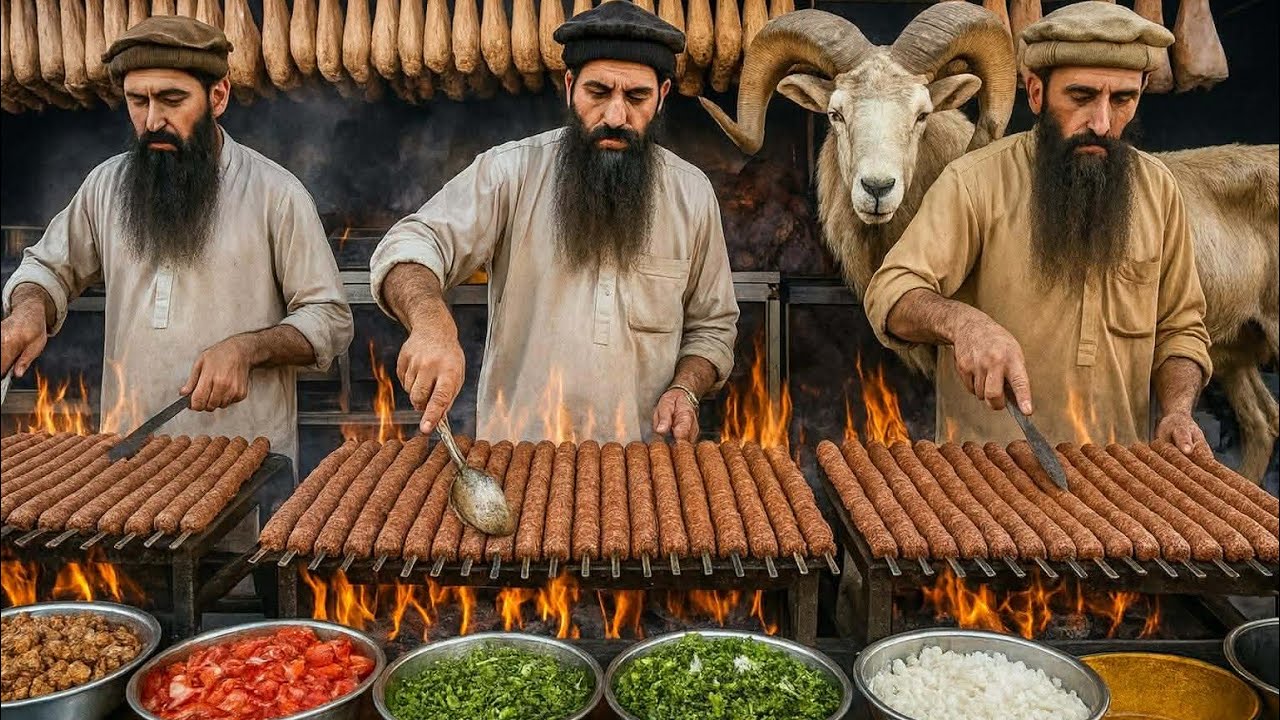 AFGHANISTAN LEGENDARY STREET FOODS🇦🇫 | KABUL Most Iconic Traditional Kebabs