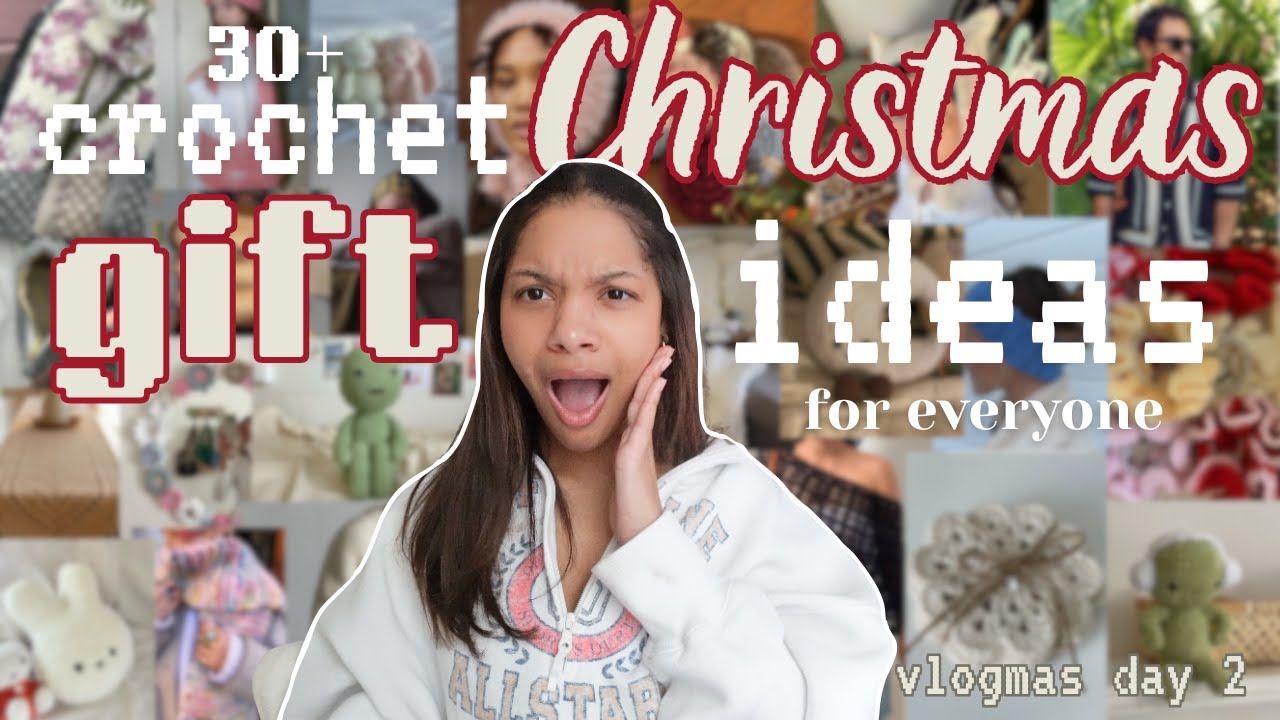 Идеи рождественских подарков, связанных крючком, для всех 🎄 | VLOGMAS, ДЕНЬ 2