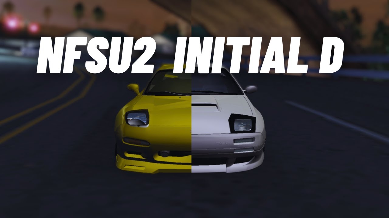 Initial D Stage 1 Cars in NFSU2 | 11 NEW Cars + Soundtrack | NFS Underground 2 X Initial D