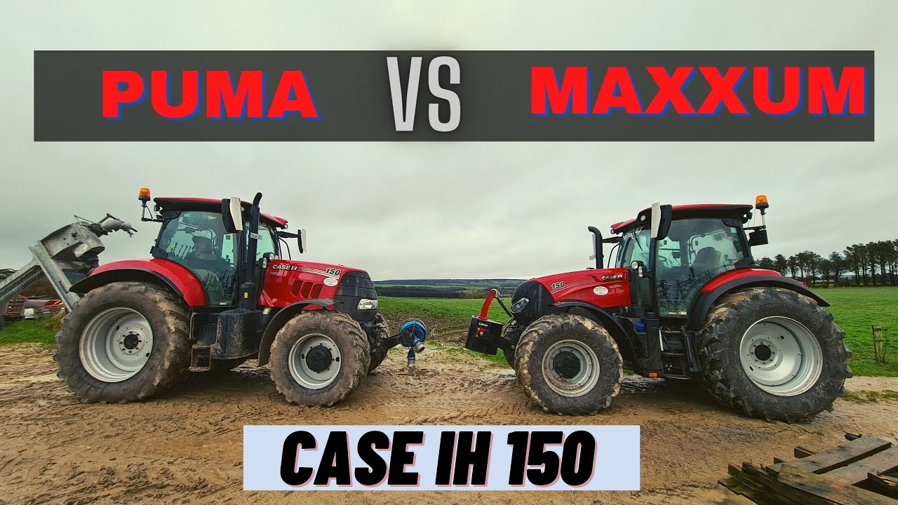 🚜🇮🇪 Driving a new Case Maxxum 150 || And we compare it to the Puma 150 || 4K HD