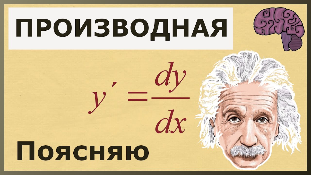 ПРОИЗВОДНАЯ функции. Объяснение математического смысла.