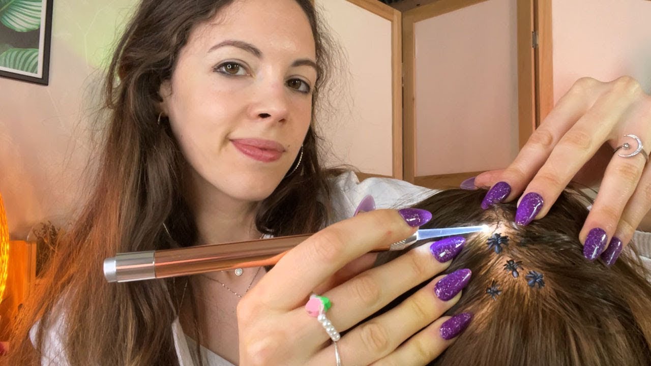 ASMR - School Nurse Checks Your Hair For Lice (YOU ARE INFESTED!)