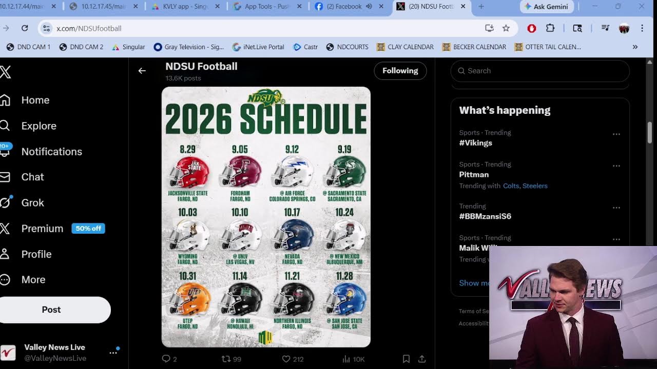 NDSU Football releases full 2026 schedule