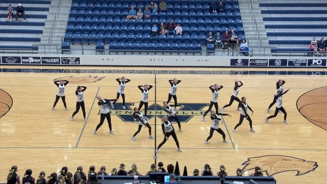 The Lincoln junior high school dance team