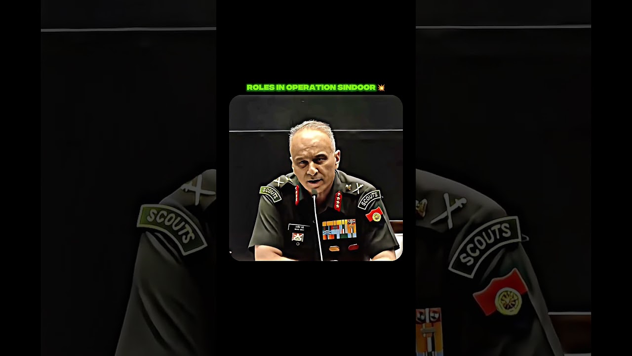 🇮🇳 Operation Sindoor Press Conference | Indian Military Officers Reveal Big Update 🔥 | #ytshorts