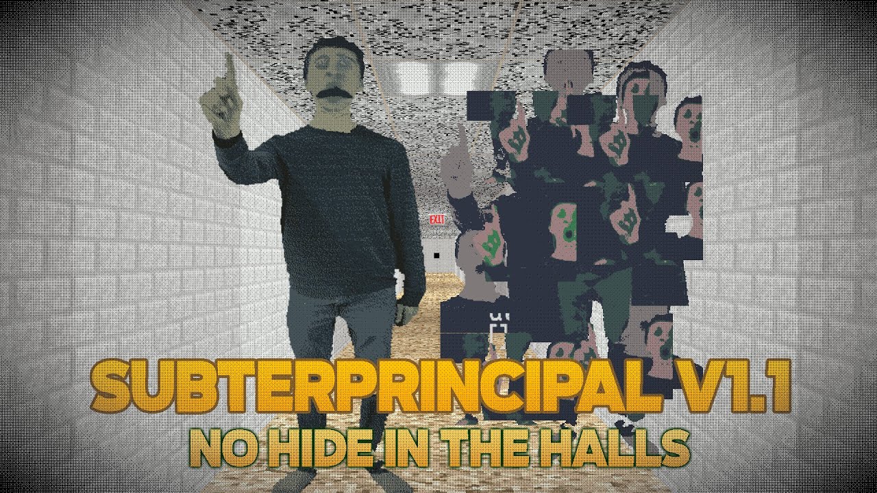 No Hide in the halls! | SubterPrincipal Remastered [Baldi's Basics Mod]