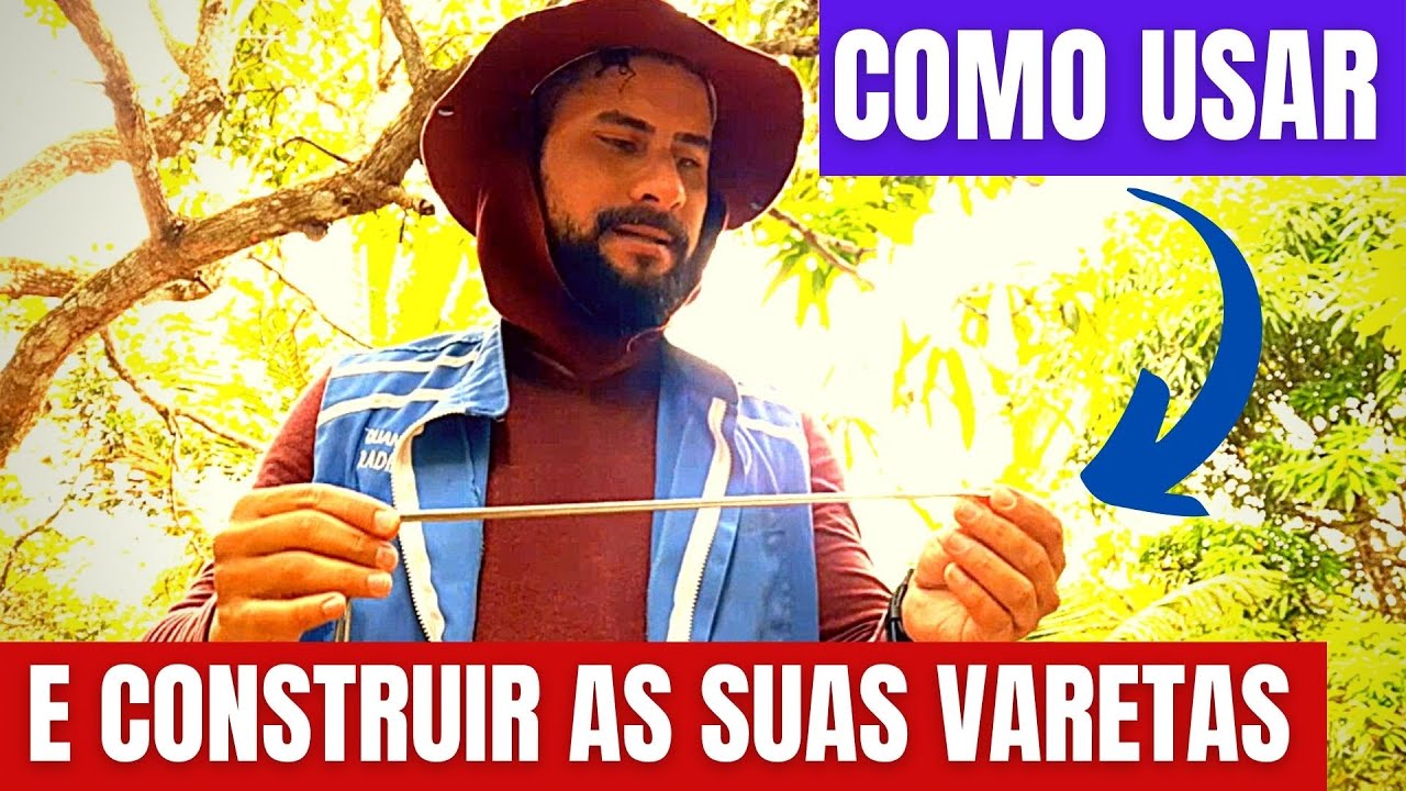 🔨Aprenda Como Construir e Usar as Varetas Para Achar Água!