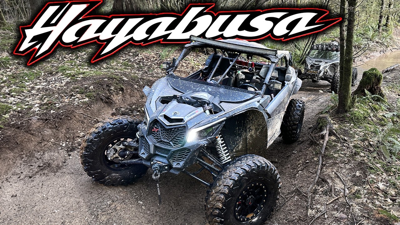 Модифицированный мотоцикл Can-Am X3 на базе Hayabusa отправляется на бездорожье!