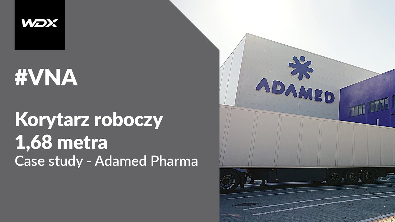 Magazyn wysokiego składowania Adamed | Case study