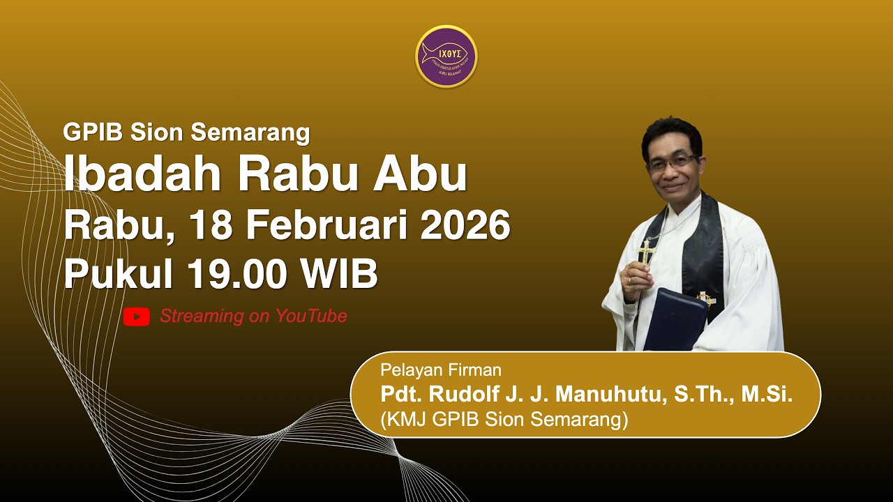 Ibadah Rabu Abu 18 Februari 2026