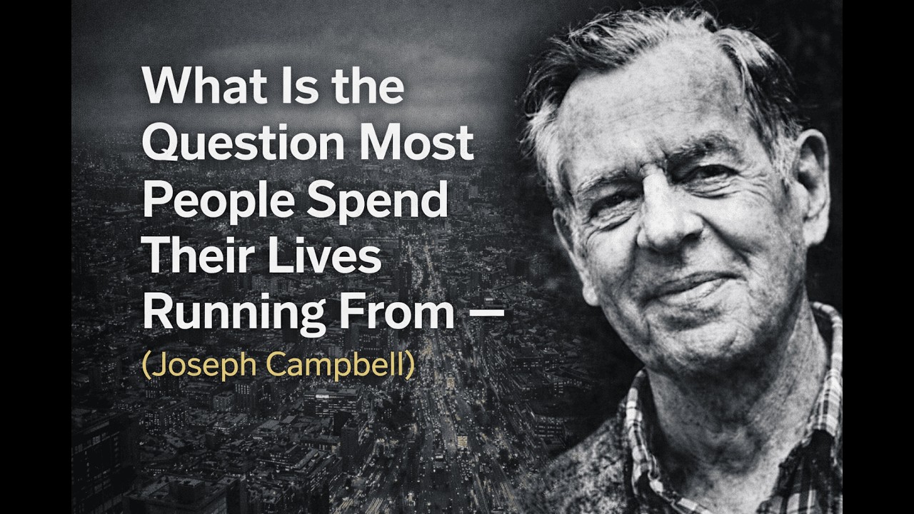 What Is the Question Most People Spend Their Lives Running From — (Joseph Campbell)