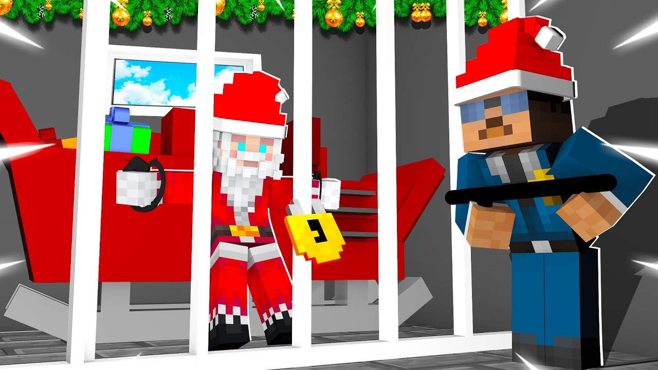 🎅 SANTA CLAUS ES DETENIDO EN LA PRISIÓN DE MINECRAFT 🚔