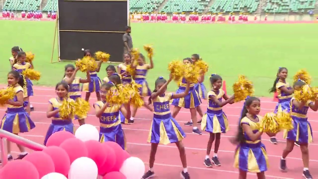 CSI EWART School Sports day 2022 - Cheer leaders Dance at the opening Ceremony