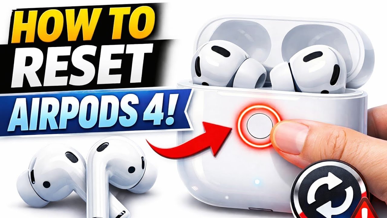 Reset AirPods 4 Easily ⚡ Step-by-Step Guide 2026 