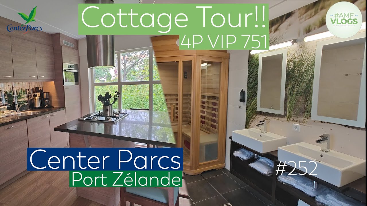 COTTAGE VIP TOUR |CENTER PARCS PORT ZELANDE |4-PERSOONS COTTAGE |VLOG 252 |#AMFVLOGS