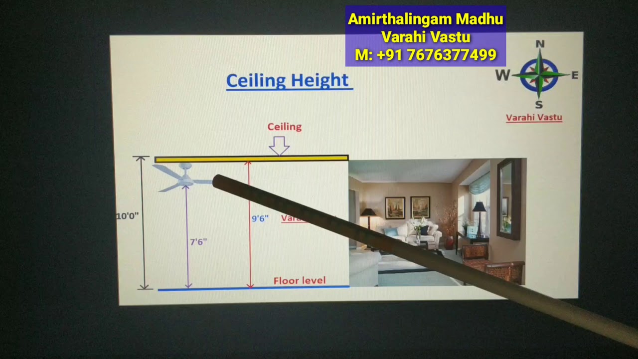 Vastushastram: Minimum ceiling height for home | Varahi Vastu