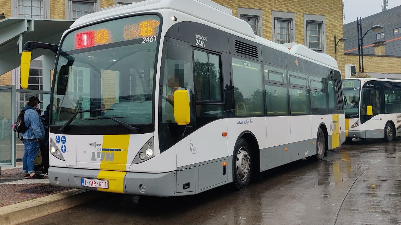 VanHool NewA309 Hyb 2461 | 1 - Ver-Assebroek | Lijn opname | 4K | Brugge