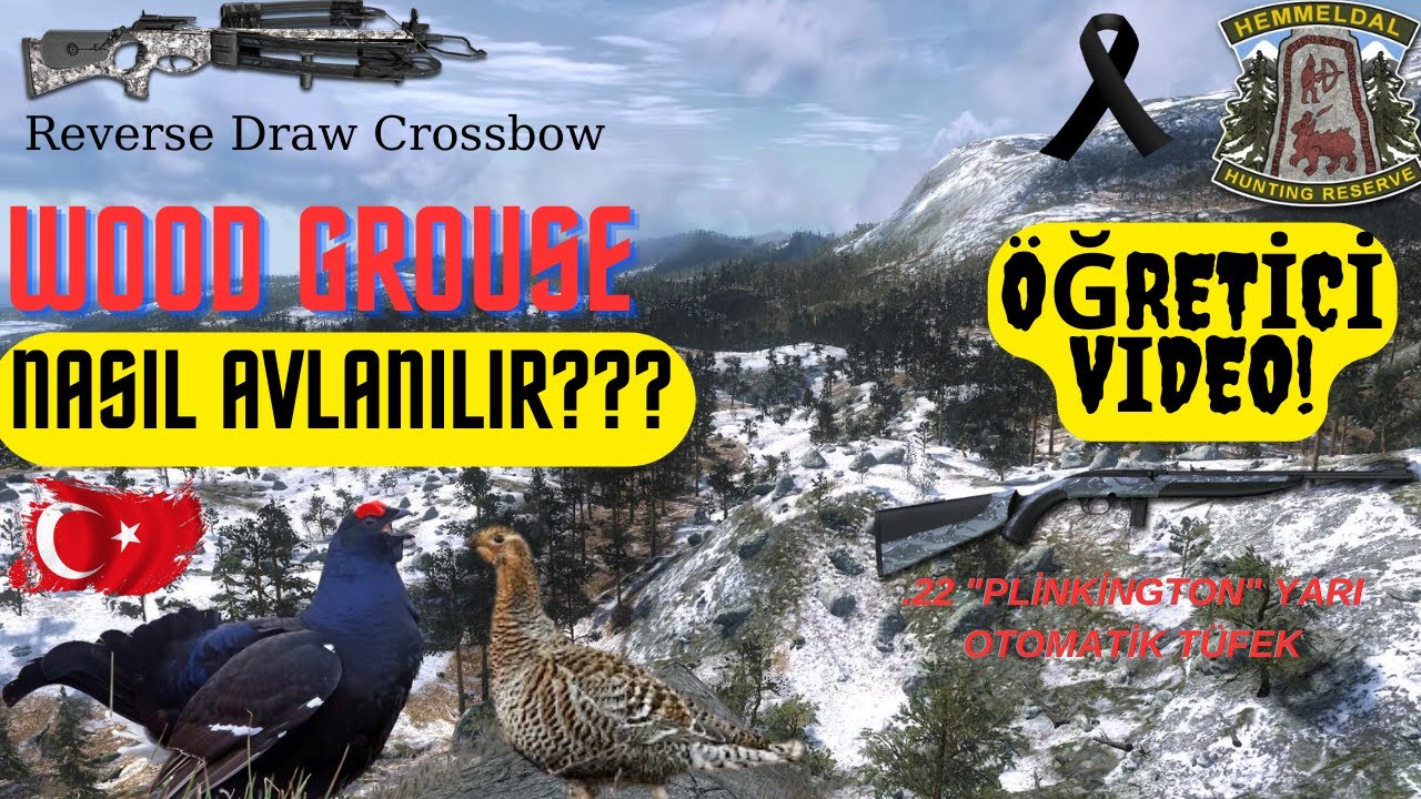 THE HUNTER CLASSIC WOOD GROUSE(ORMAN HORUZU) NASIL VE NERELERDE AVLANILIR ???