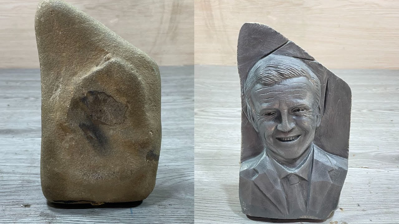 How to Sculpt a Portrait on Stone &ndash; Simple Process for Beginners