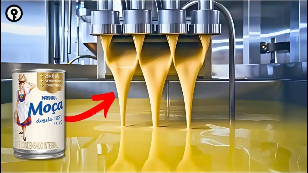 Comment est fabriqu&eacute; le lait concentr&eacute; sucr&eacute; &ndash; incroyable processus industriel de fabrication