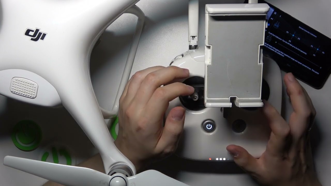 Как выполнить калибровку пульта дистанционного управления в DJI PHANTOM 4