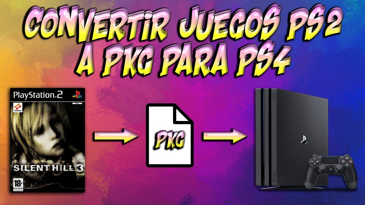 PS4 - CONVERTIR JUEGOS de PS2 a PKG para PS4