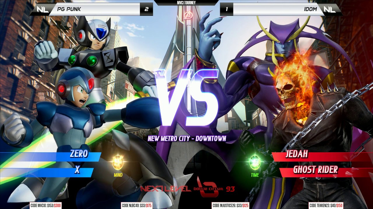 NLBC v.93 - Marvel vs Capcom Infinite - Megaman Steve vs Sage [1080p/60fps]