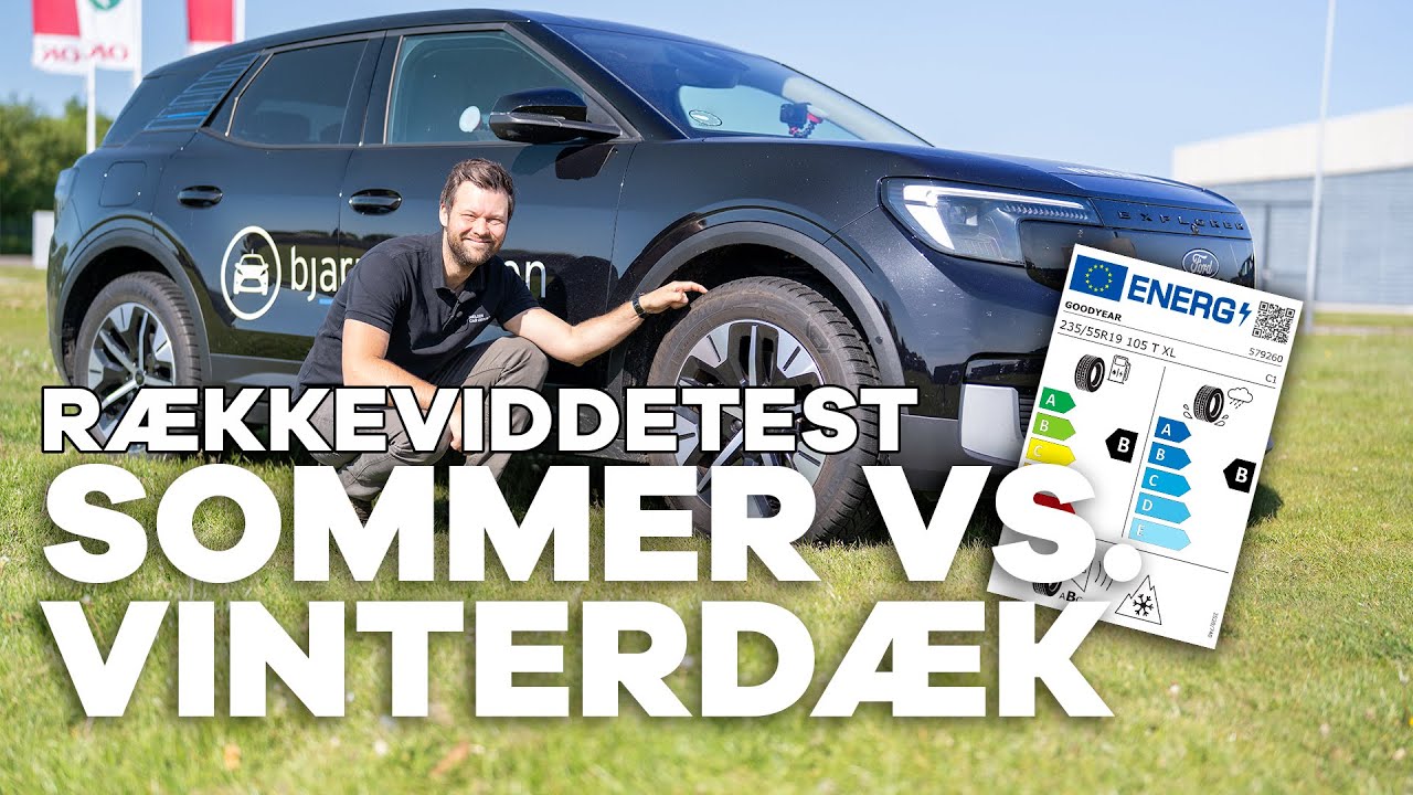 TEST: Så meget længere kommer du på sommerdæk i en elbil | Bilguiden