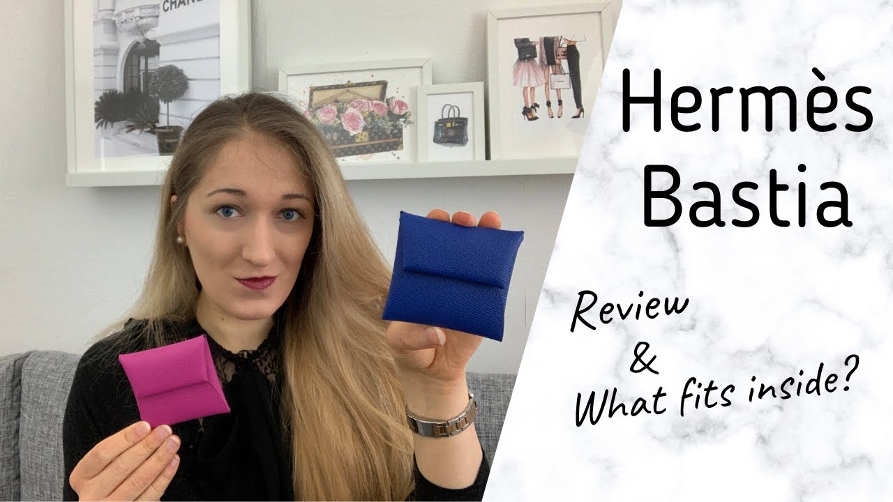 HERMÈS BASTIA REVIEW & WHAT FITS INSIDE | Hermès SLG – Coin Purse | Lesley Adina