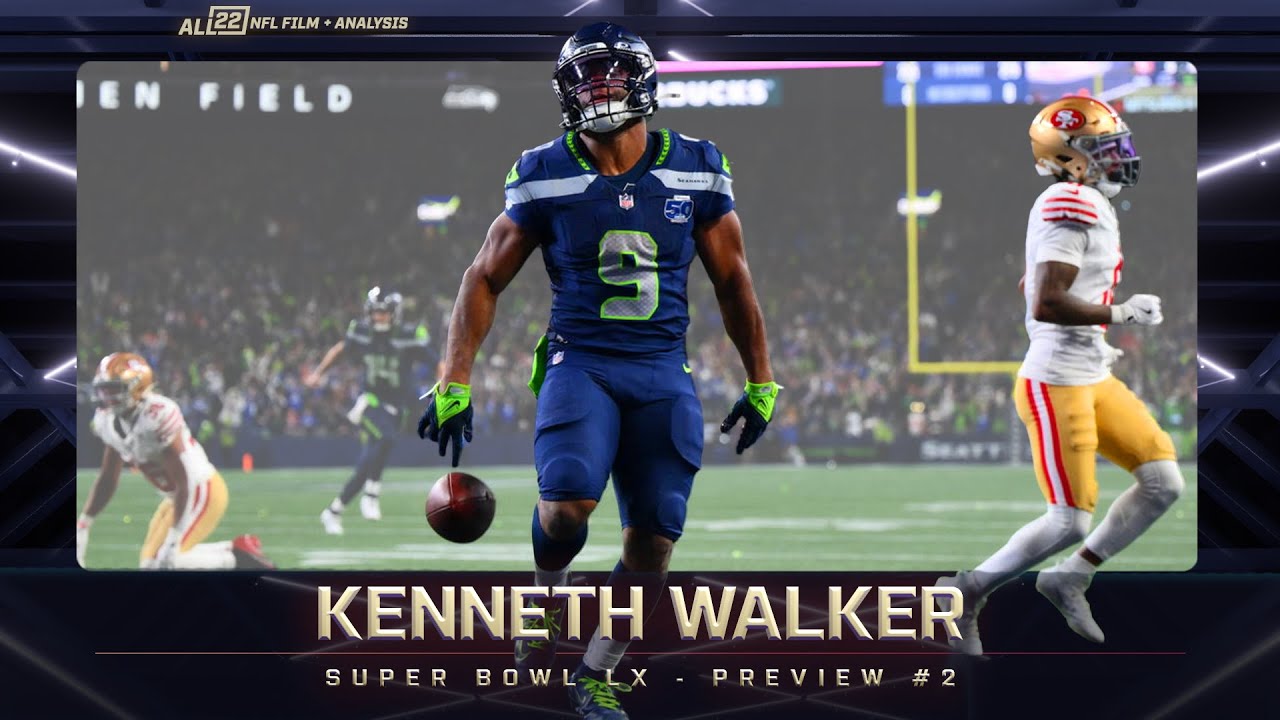 WILL KENNETH WALKER RUN WILD ON THE NEW ENGLAND'S DEFENSE? SUPER BOWL LX PREVIEW #2