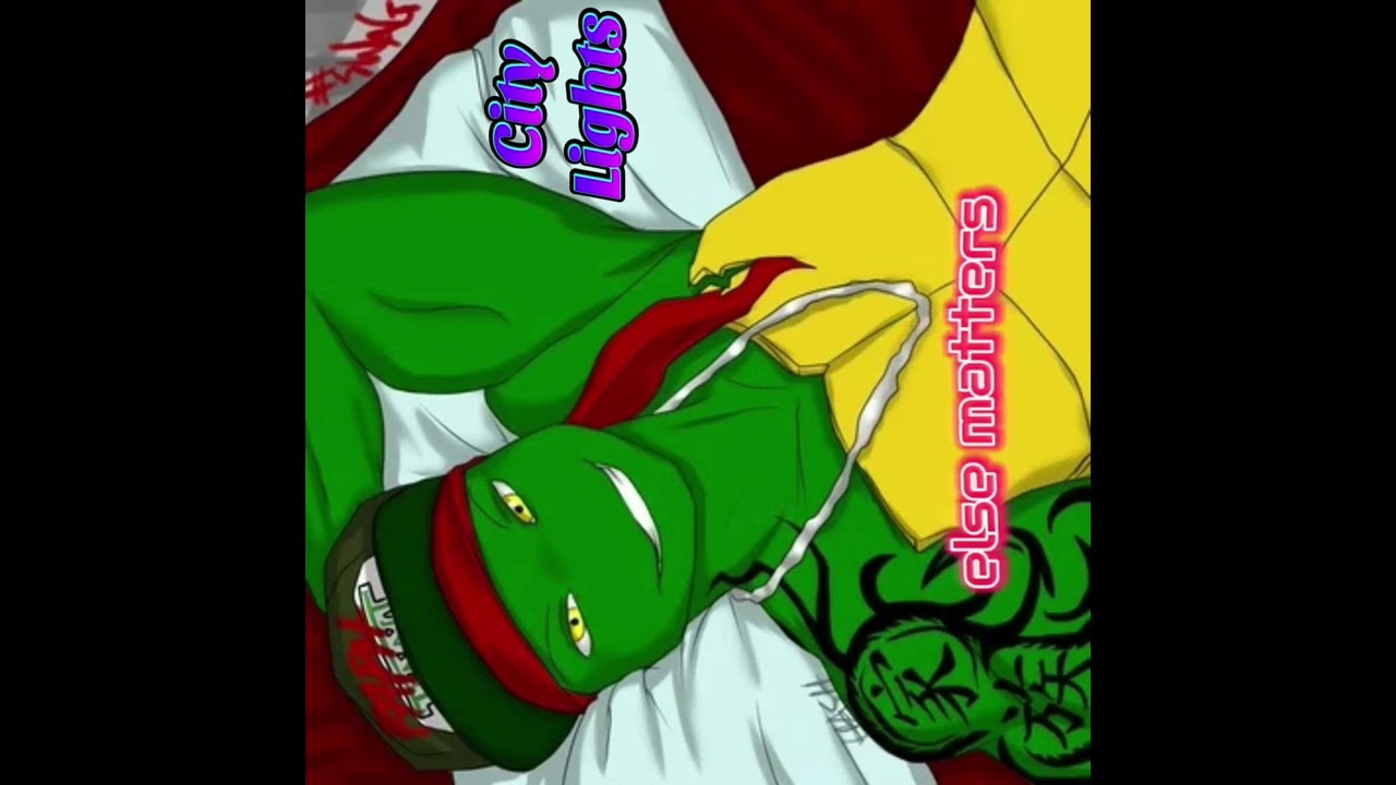 TMNT swag AU  Raphael city lights