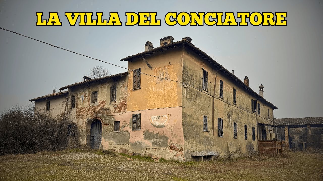 Questa VILLA ABBANDONATA era di proprietà di un BRAVISSIMO CONCIATORE