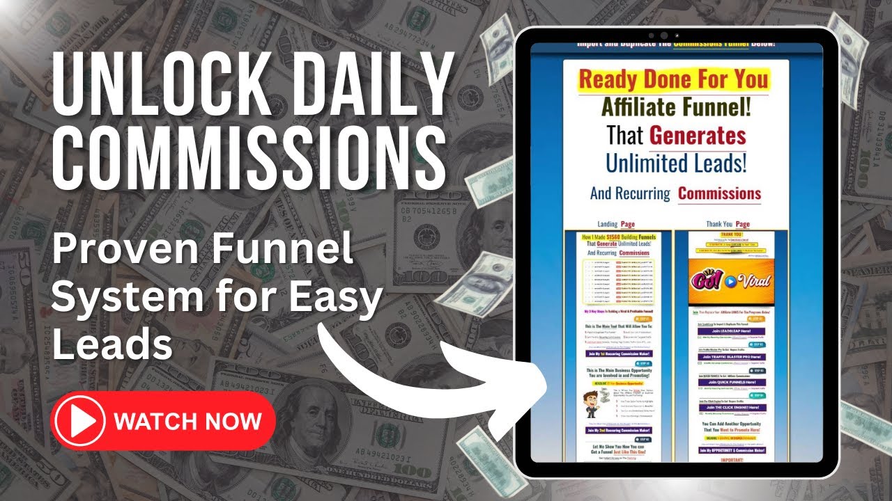 Unlock Daily Commissions with This Proven Funnel System! 🚀💰