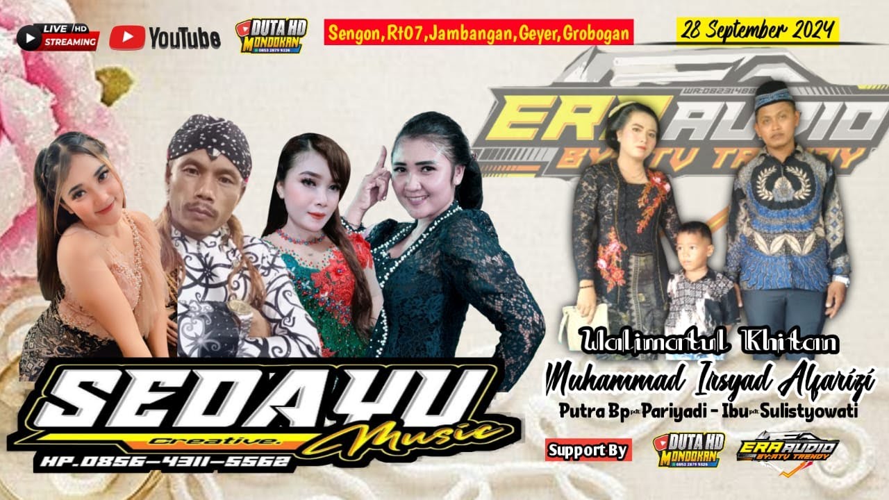 Live INA Vs SEDAYU MUSIC//ERA AUDIO//DUTA HD MONDOKAN//Sengon,Jambangan,Geyer,Grobogan, 28 Sep 2024