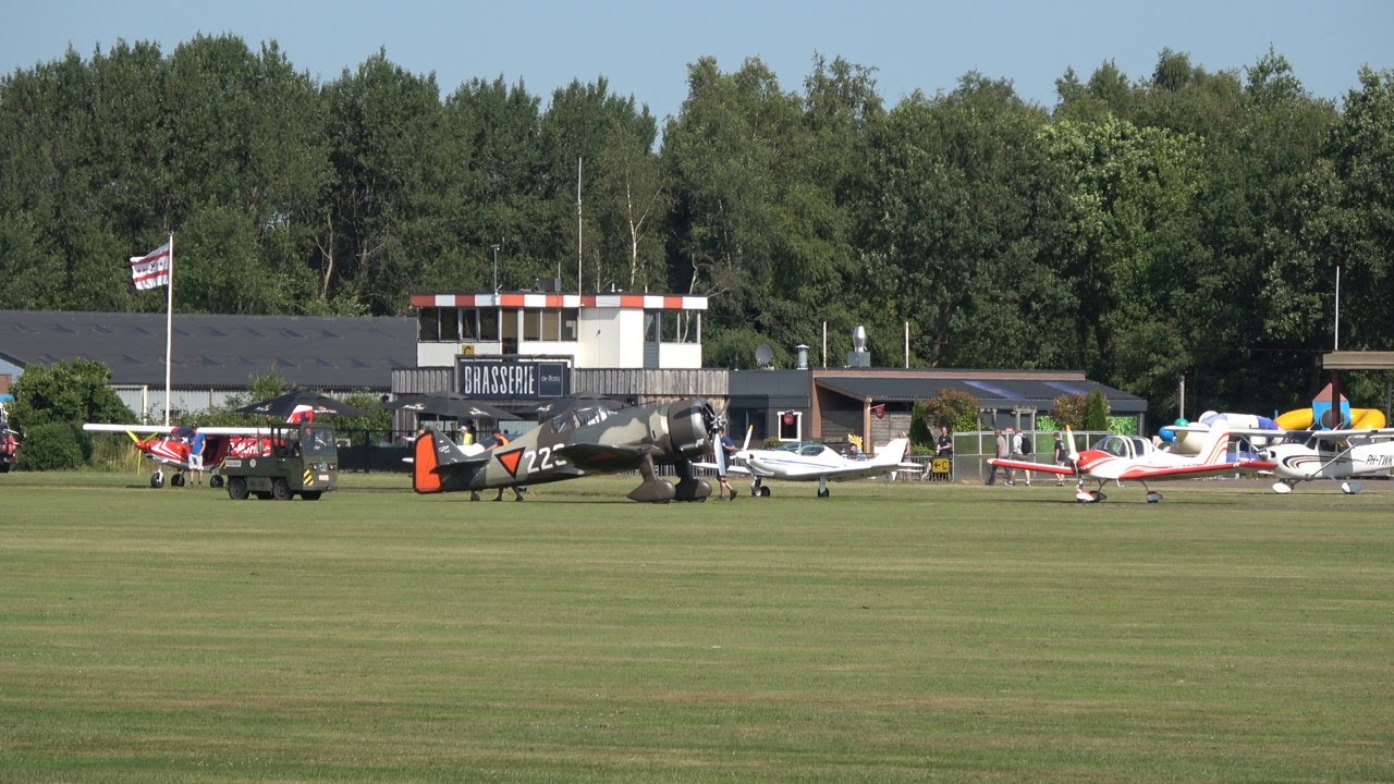 Rare! Only 1 Flying Fokker D.21 in the world EVW Historic Heroes Event Hoogeveen Airport 8 Juli 2023