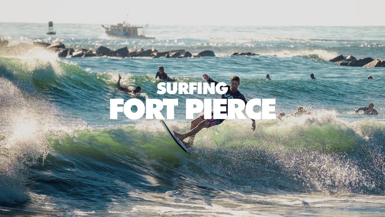 Surfing Hurricane Earl Swell - Fort Pierce, FL